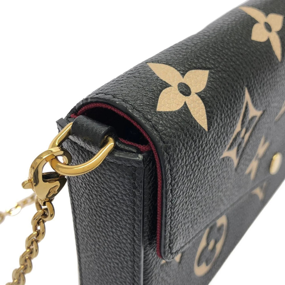 Louis Vuitton Bicolor Monogram Empreinte Pochette Felicie M80482 Shoulder Bag - Picture 6 of 10